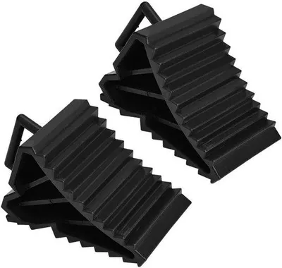 Obrázek produktu pro Protiskluzové parkovací podložky – stabilizátory pro automobily – odolná guma – 15,5 x 9 x 9,8 cm