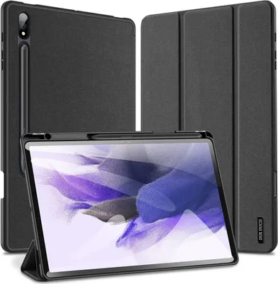 Produktbild von Dux Ducis Domo Hartschale mit Smart Sleep und integrierter Standfunktion Etui Schutz Hülle kompatibel mit iPad 11" 2025 Schwarz
