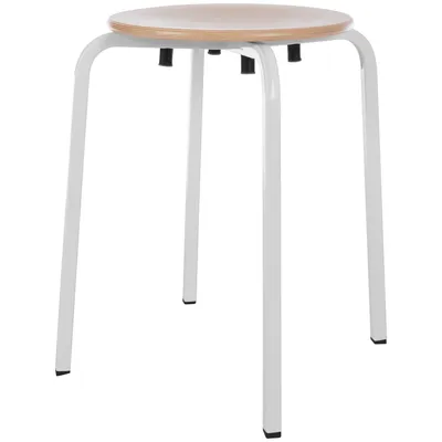 Produktbild von Gymnastikhocker Exklusiv mit Holzsitzfläche, ø 35 cm, Sitzhocker, Hocker