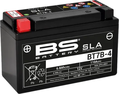 Image de BS BATTERY SLA Batterie sans entretien activée en usine - BT7B-4