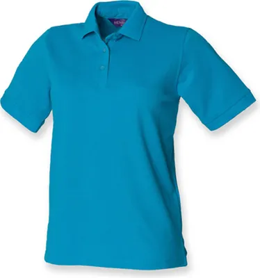 Immagine prodotto di Henbury H401 | Poloshirt in piqué 65/35 da donna - Colore: Turchese - Taglia: XS