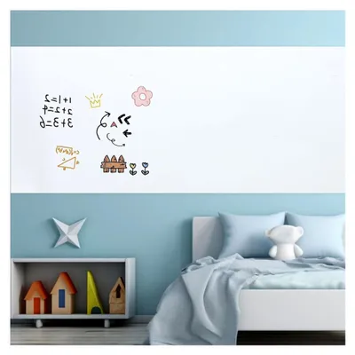Produktbild von Abwischbarer Whiteboard-Wandaufkleber 60x300cm mit statischer Haftung