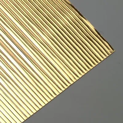 Zdjęcie produktu dla Paski woskowe, płaskie, w kolorze złotym, 30 sztuk, 200 x 1 mm