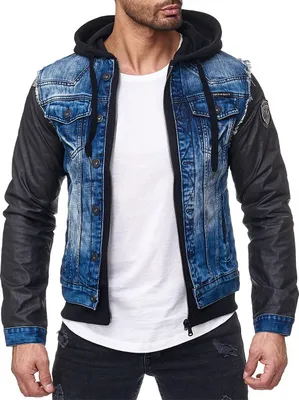 Produktbild von Cipo & Baxx Herren Jeans Jacke C-1290 Blau S