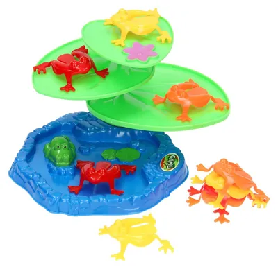 Produktbild von Springendes Froschspiel mit 6 Fröschen