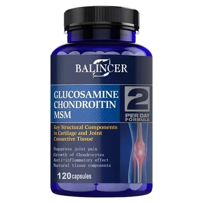 Image de Glucosamine, chondroïtine, MSM et collagène : protecteur articulaire