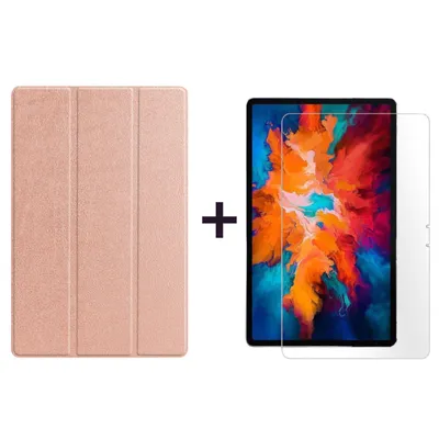Zdjęcie produktu dla zestaw ochronny 2 w 1 do tabletu Lenovo Tab P11 Pro TB-J706F 11,5 cala z pokrowcem ochronnym + folia ochronna na ekran Auto Sleep/Wake Cover