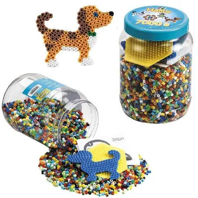 Produktbild von Hama Beads 2021, Bastelset für Kinder, 5 Jahr(e), PVC, Mehrfarbig, 7002 Stück(e)