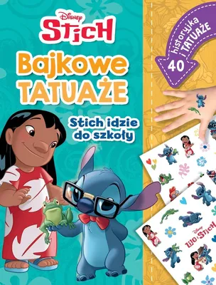 Immagine prodotto di Stich idzie do szkoły. Bajkowe tatuaże. Disney Stich