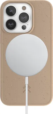 Produktbild von Woodcessories CASE MAGSAFE, Cover, Apple, iPhone 14 Pro Max, 17 cm (6.7"), Beige