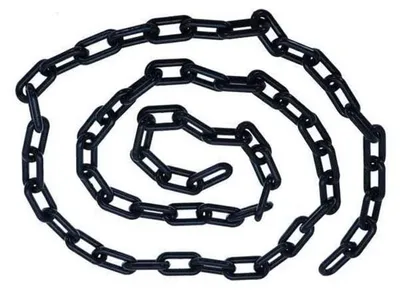 Produktbild von Kunststoffkette, 10 Meter x 6 mm - Absperrung - Sicherheit - Dekoration - Multifunktional - Geeignet für Innen- und Außenbereich - Absperrkette
