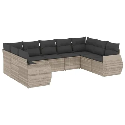 Zdjęcie produktu dla VidaXL 3221801, Ciemny Szary, Rotang, Stal, 110 kg, Dorośli i dzieci, 710 mm, 620 mm