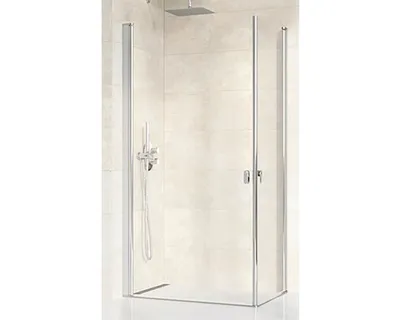Produktbild von Ravak Chrome - Duschtür CRV1-90, 880–900 mm, Aluminium glänzend/Klarglas 1QV70C01Z1