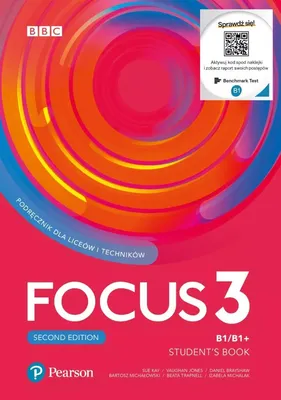 Productafbeelding van Focus 3 2ed. SB B1/B1+ kod + Benchmark