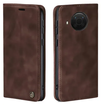 Produktbild von Handy Hülle für Nokia X10 / X20 Klapphülle Bookcase Flip Cover Handy Tasche Etui Farbe: Dunkelbraun