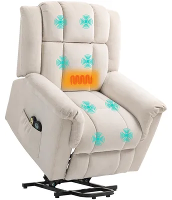 Produktbild von HOMCOM Relaxsessel Fernsehsessel Verstellbar Massagesessel mit Aufstehhilfe