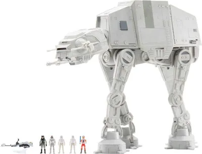 Zdjęcie produktu dla Star Wars Micro Galaxy Squadron Pojazd fabularny z figurkami Klasa szturmowa AT-AT 24 cm