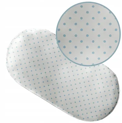 Produktbild von Spannbettlaken mit Gummizug 38x80 cm für Kinderwagen Moseskorb Wiege 100% Baumwolle