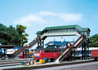 Image de Faller H0 120198 Pont couvert pour piétons, kit 1:87