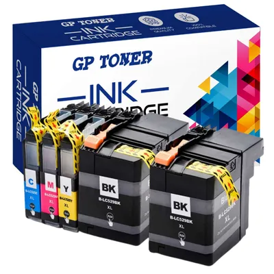 Zdjęcie produktu dla 5x TUSZ do BROTHER DCP-J100 J105 J200 MFC-J200 LC525 LC529 CMYKK