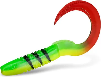 Produktbild von DELPHIN TwistaX Eeltail UVs, Gummiköder für Raubfische, 6cm, PERCHY, 101004029
