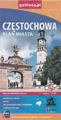 Image de Częstochowa Plan miasta 1:16 000 (plans de ville en français)