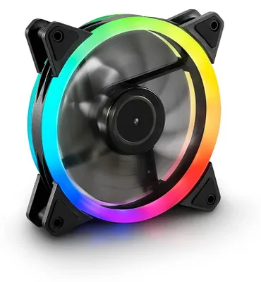 Image de Sharkoon 4044951026876 Sharkoon Lüfter 120*120*25 SHARK Blades RGB