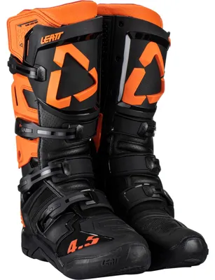Obrázek produktu pro Motokrosové boty Leatt 4.5, černá/oranžová, 10 (44,5)