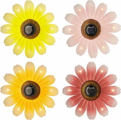 Image de Fleur Solaire Led éclairage Décoratif Solaire - Lumineo