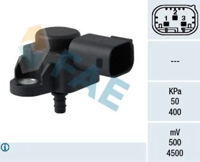 Produktbild von FAE 15089 Ladedrucksensor passend für MERCEDES-BENZ C-Klasse Limousine (W204) Saugrohr