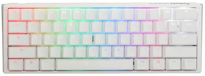 Zdjęcie produktu dla Ducky One 3 Classic Pure White Mini Klawiatura Gamingowa RGB MX-Red