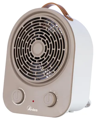 Zdjęcie produktu dla Ardes AR4F17, Wentylator elektryczny ogrzewacza pomieszczeń, Klasa II, IPX0, Wewnętrzna, Podłoga, Beżowy, Biały