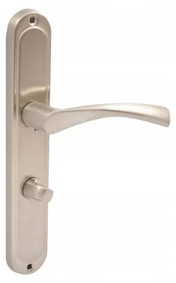 Produktbild von DOMINO Türgriff-Garnitur WC-Bad 78 mm Langschild