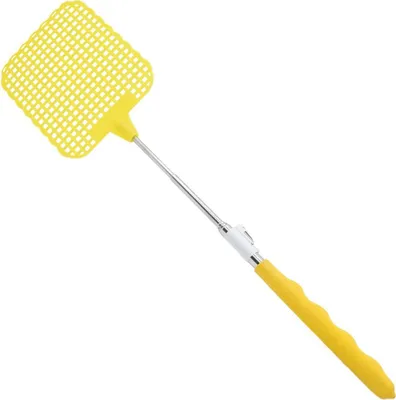 Produktbild von Fliegenfänger in verschiedenen Farben 70 cm Teleskopfliegenklatsche