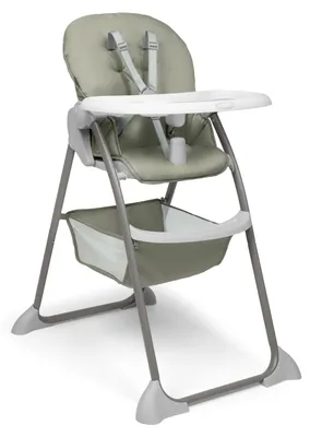 Imagen del producto de Hauck Sit N Fold, Silla multifuncional, Asiento acolchado, Gris, Verde salvia, Blanco, Estampada, Arnés de 5 puntos, 15 kg
