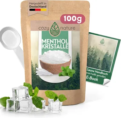 Produktbild von Saunazubehör Mentholkristalle, 100 g, für die Sauna