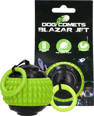 Image de Dog Comets jouet pour chien Blazar Jet vert