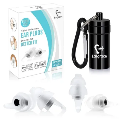 Produktbild von Ohrstöpsel zum Schlafen 2 Paar Soft Noise Reduktion für kleine Gehörgänge Schwarz