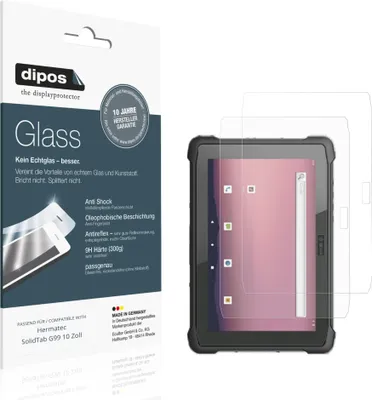 Obrázok produktu pre 2x dipos GlassAR Hermatec SolidTab G99 10 Zoll