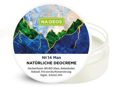 Produktbild von NADEOS Natürliche Deocreme Man