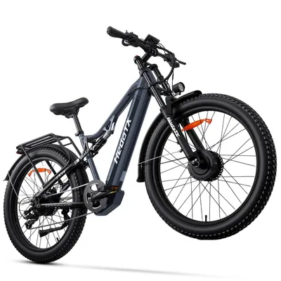 Produktbild von 27.5*3.0Zoll 19.2Ah Elektrofahrrad E-Mountainbike E-Bike 5 Gange LCD  Stoßdämpfung Aluminiumlegierung