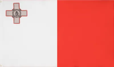 Produktbild von MUWO "Nations Together" | Malta Flagge | 150×90 cm | Verstärktes Besatzband | Doppelt gesäumte Ränder | MW-160