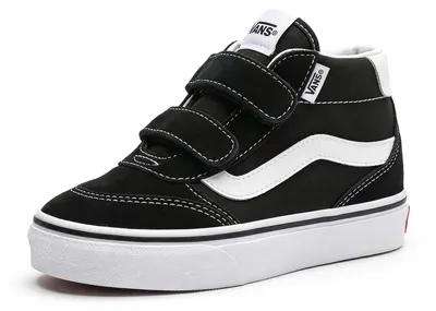 Obrázok produktu pre Detské tenisky Vans Brooklyn Mid V, unisex, čierno-biele, veľkosť 7.5 UK (pre deti)