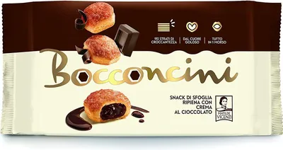 Produktbild von Matilde Vicenzi millefoglie bocconcini al cioccolato Schokolade 100g kekse…