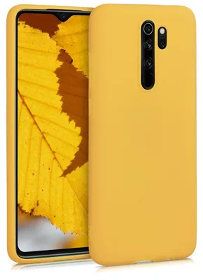 Produktbild von kwmobile Handyhülle für Xiaomi Redmi Note 8 Pro Hülle - TPU Case - Kabelloses Laden - Schutzhülle Cover in Honiggelb