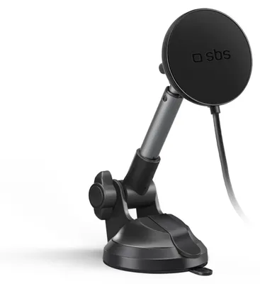 Produktbild von SBS Kabellose Teleskop-Autohalterung mit Saugnapf für Smartphones und iPhones
