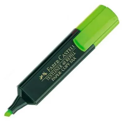 Image de Faber-Castell 154863 marqueur 1 pièce(s) Pointe biseautée Vert