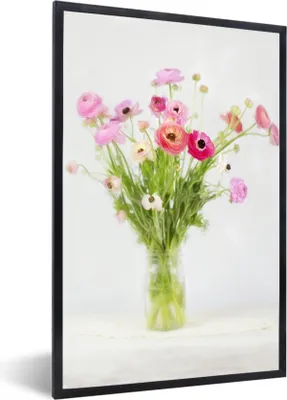 Produktbild von MuchoWow® MuchoWow® Gerahmtes Poster Stillleben - Blumen - Frühling 60x90 cm - Poster mit zchwarzem Bilderrahmen - Kunst