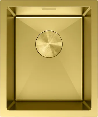 Zdjęcie produktu dla Mexen Trixo zlewozmywak stalowy 1-komorowy 370 x 440 mm, złoty - 6412371000-55