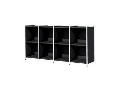 Produktbild von kerkmann Sideboard ARTLINE 2 Ordnerhöhen 10 Fächer weiß Speditionsversand